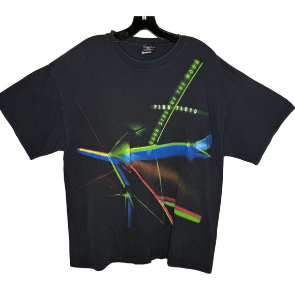 Pink Floyd Dark Side Of The Moon T-Shirt Anthill Rockware Vintage Black Large - Picture 1 of 6